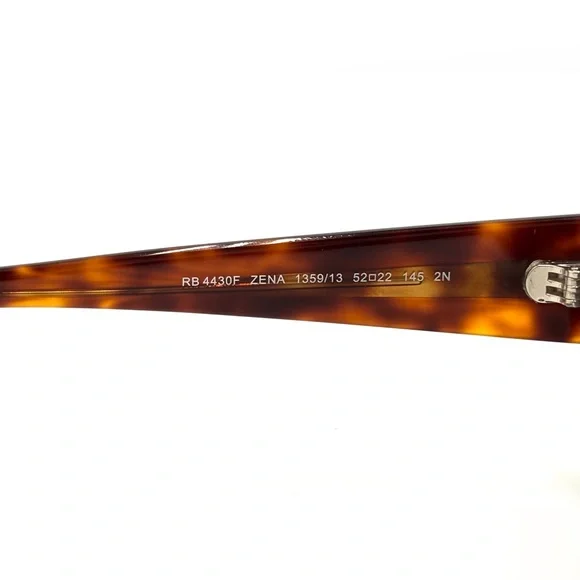 Womens Cat Eye RB4430 Zena Bio Based 1359/13 Tortoise Gradient Brown 52-150 - Picture 5 of 10